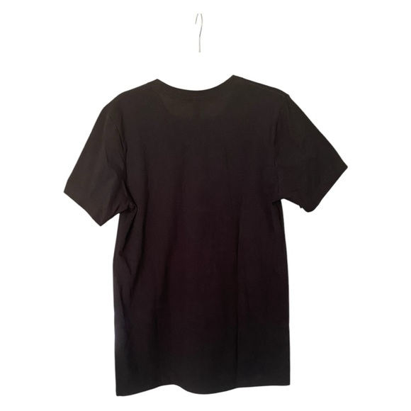 Sun & Moon Black Short Sleeve Tee with Astrology Astronomy Design - Picture 4 of 5